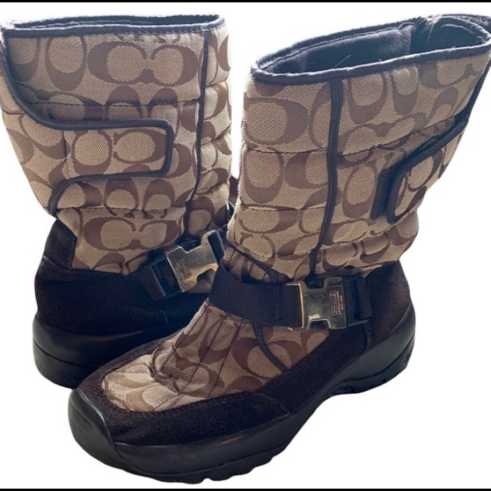 SOLD COACH Sharon Signature Winter Boots